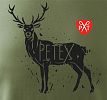 Dětské tričko myslivecké s jelenem PXT CREATIVE 138 khaki vel. 122  - Obrázek (1)